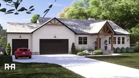 The Cherrywood house plan, exterior view 2